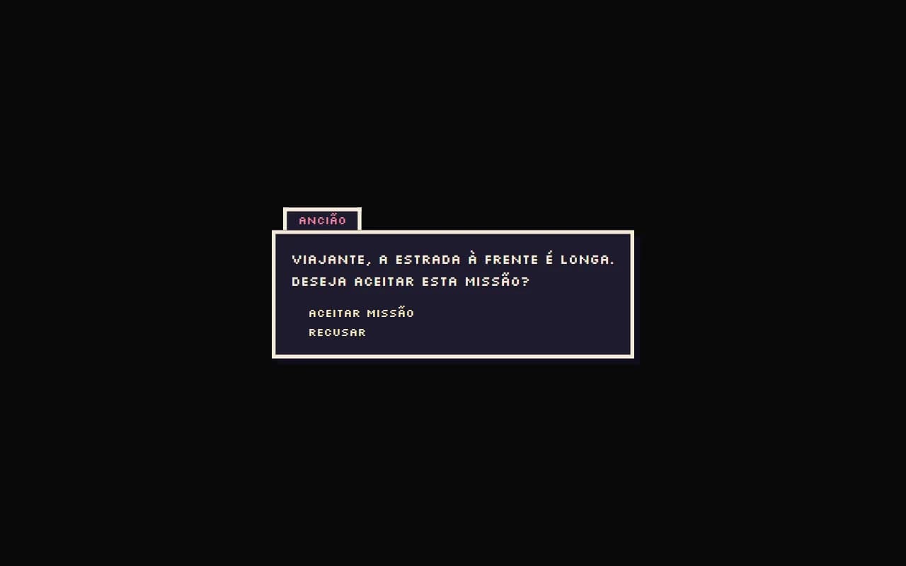 Prévia de Retrô · Diálogo de RPG