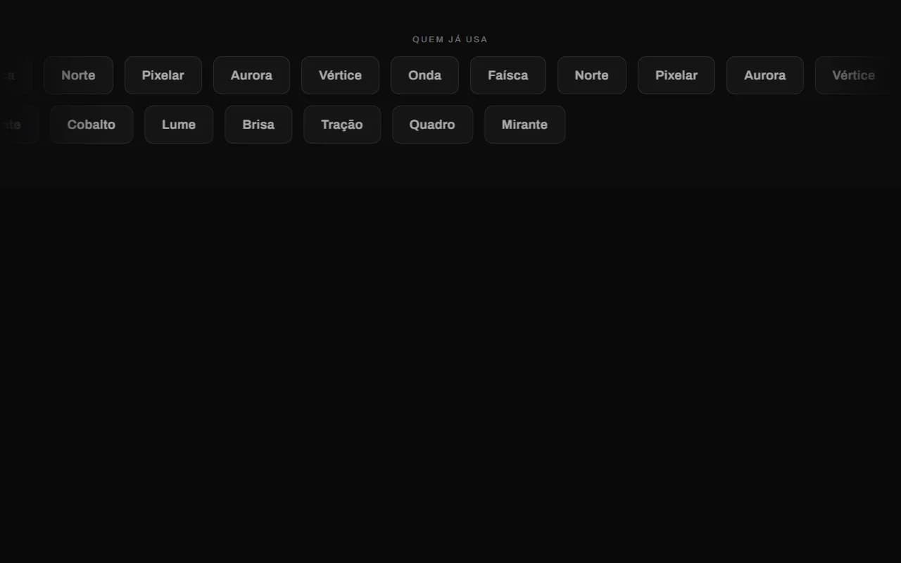Prévia de Faixas de Logos em Sentidos Opostos